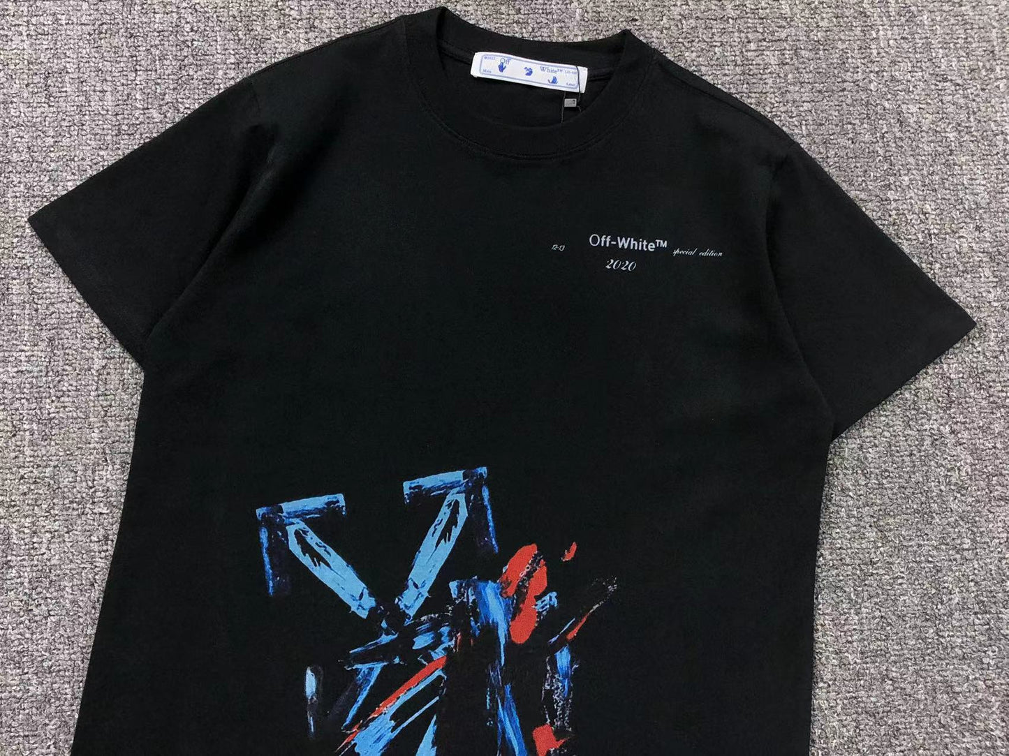 off-white-brushstroke-arrow-tee-black-2-Drip Store Argentina