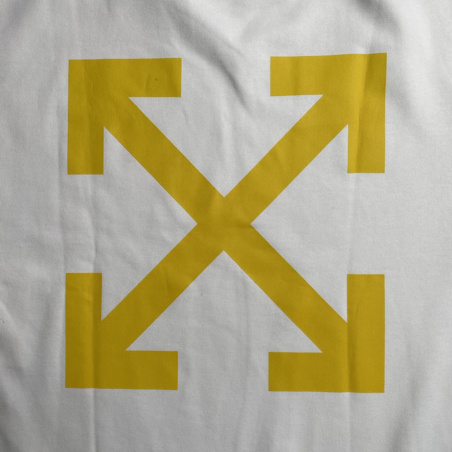 OFF WHITE DIAGONAL ARROW CARAVAGGIO ANN SKATE CREWNECK WHITE-Drip Store Argentina