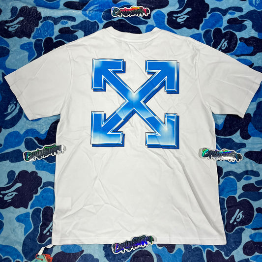 Off White Metal Arrow Tee White