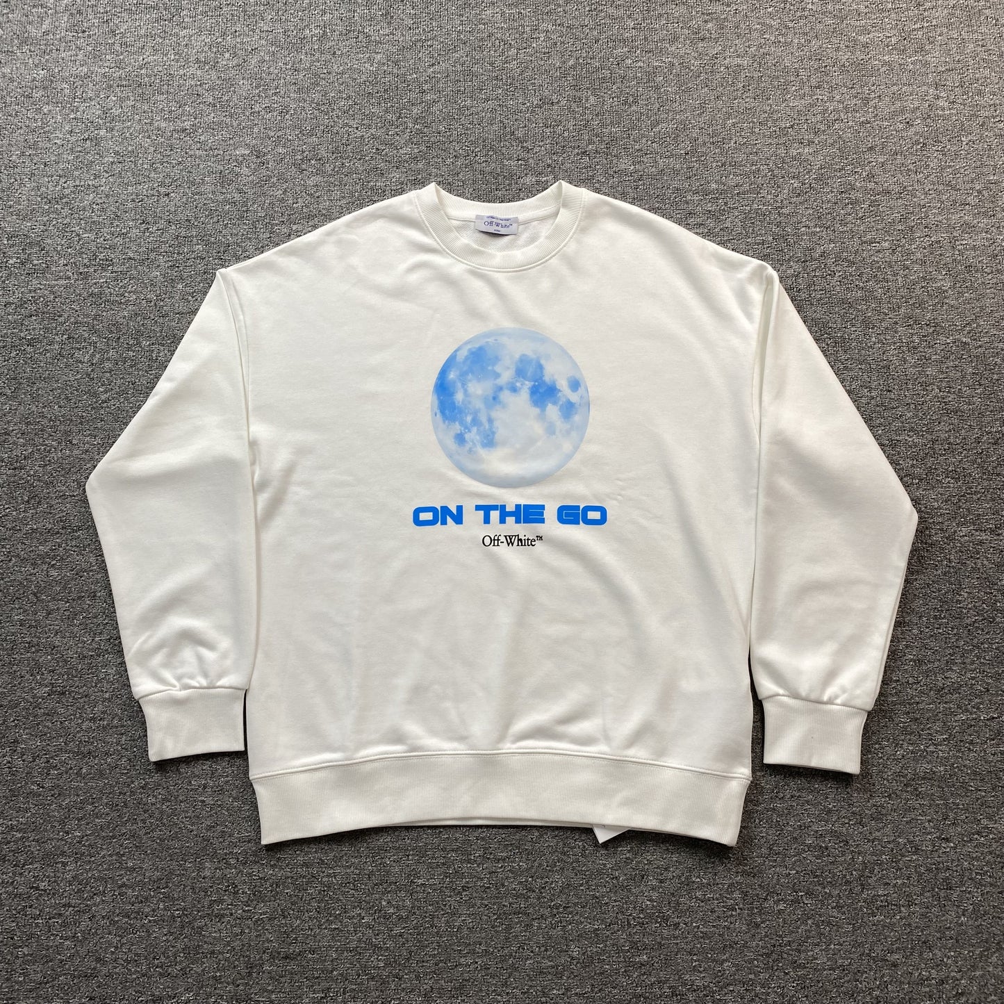 off-white-moon-print-crewneck-white-Drip Store Argentina
