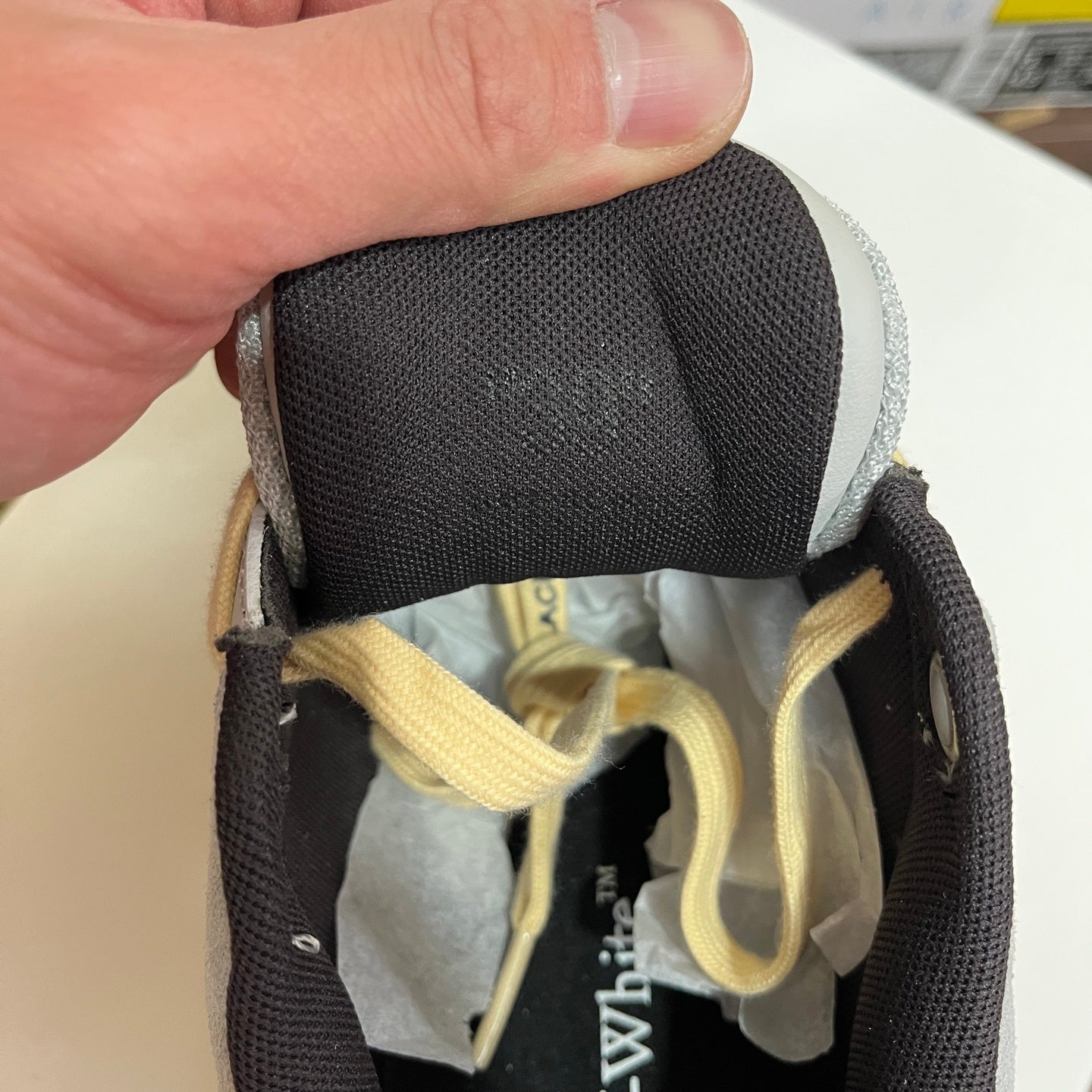 Off White Out Of Office Grey