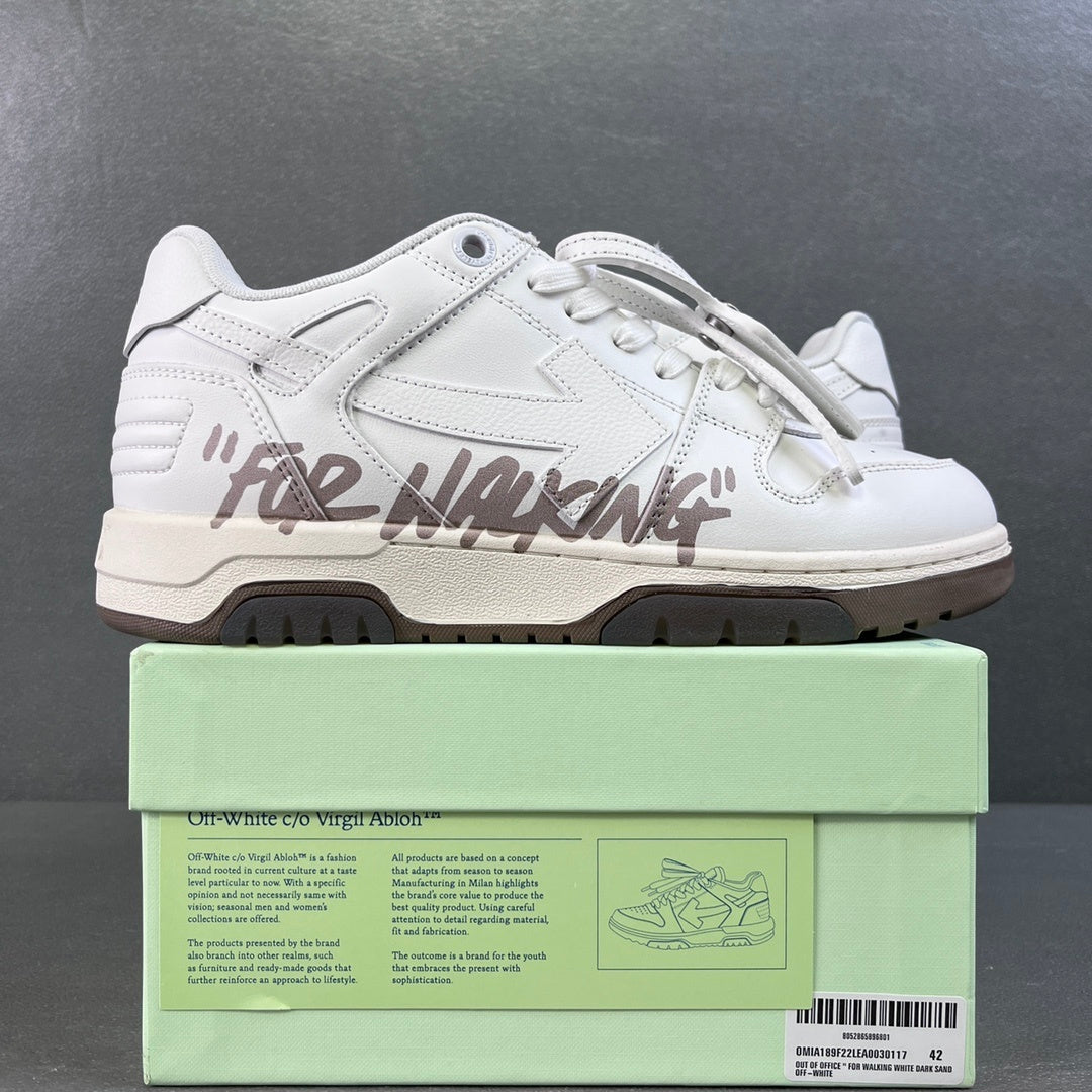 Off White Out Of Office White Brown