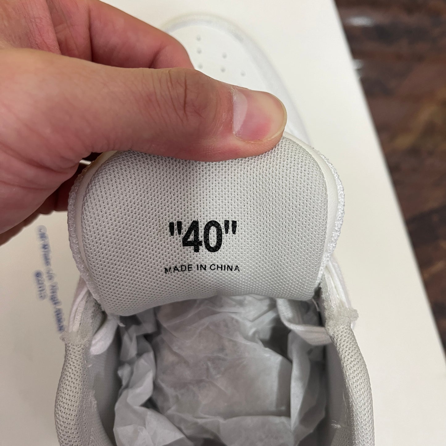 Off White Out Of Office White Mint Green