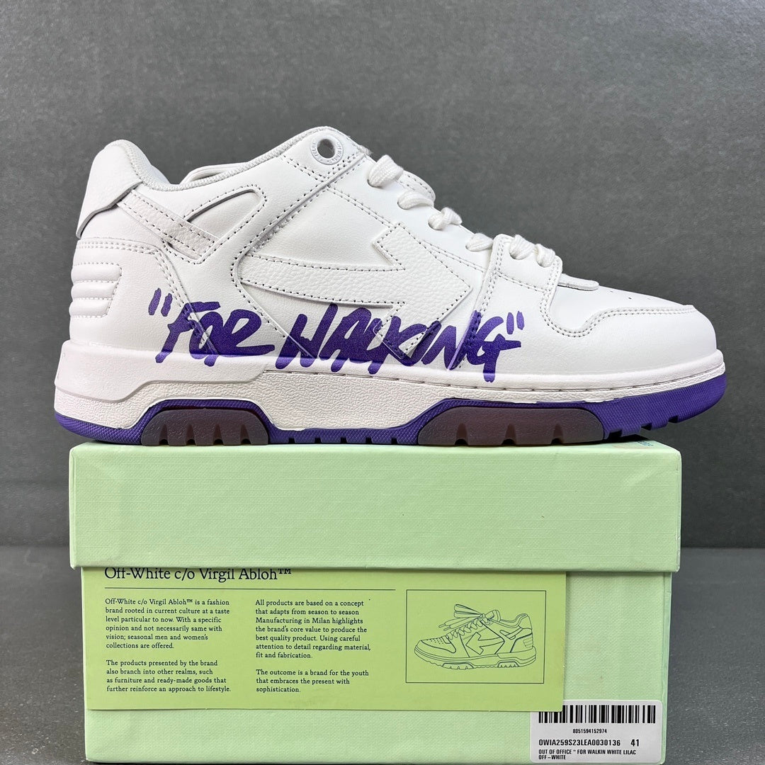 Off White Out Of Office White Purple