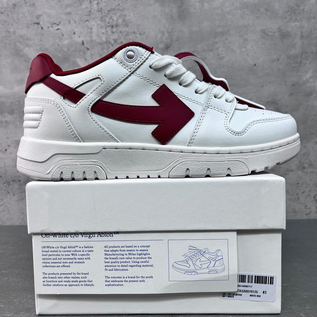 Off White Out Of Office White Red