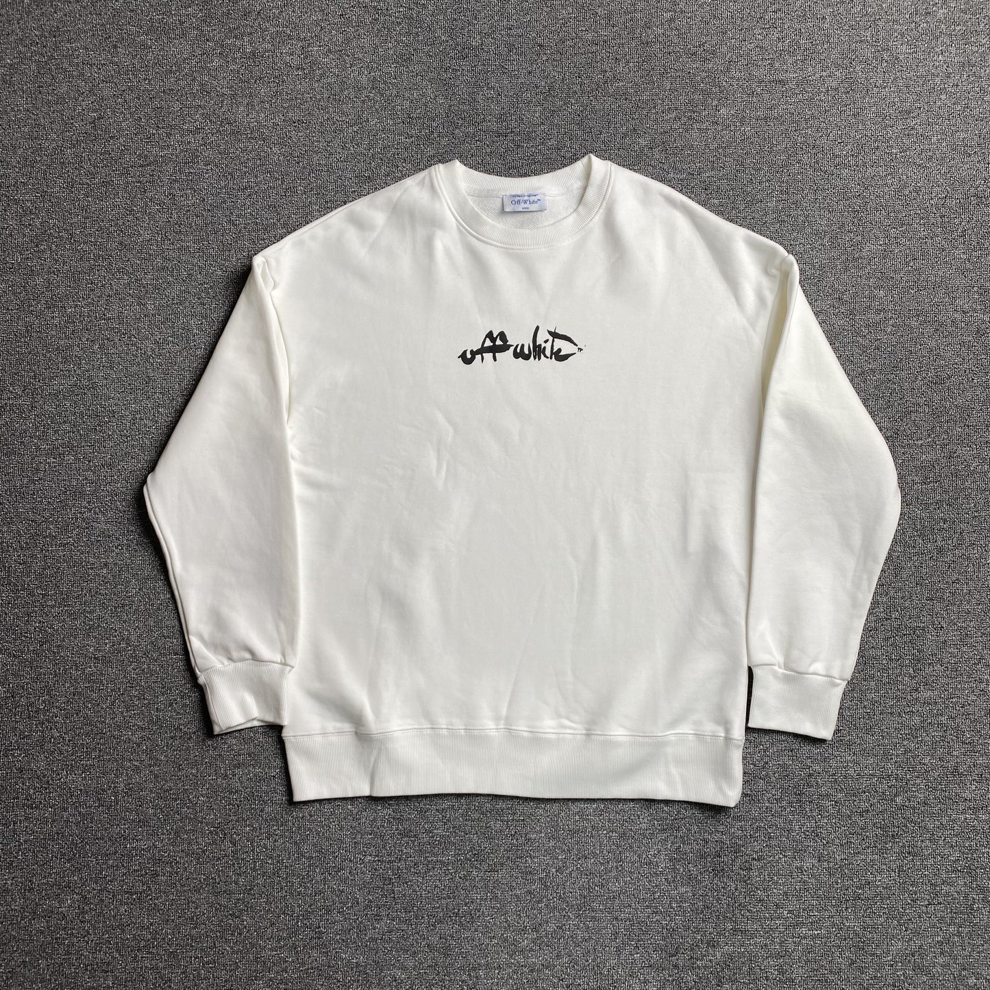OFF WHITE PAINT ARROW CREWNECK WHITE-Drip Store Argentina