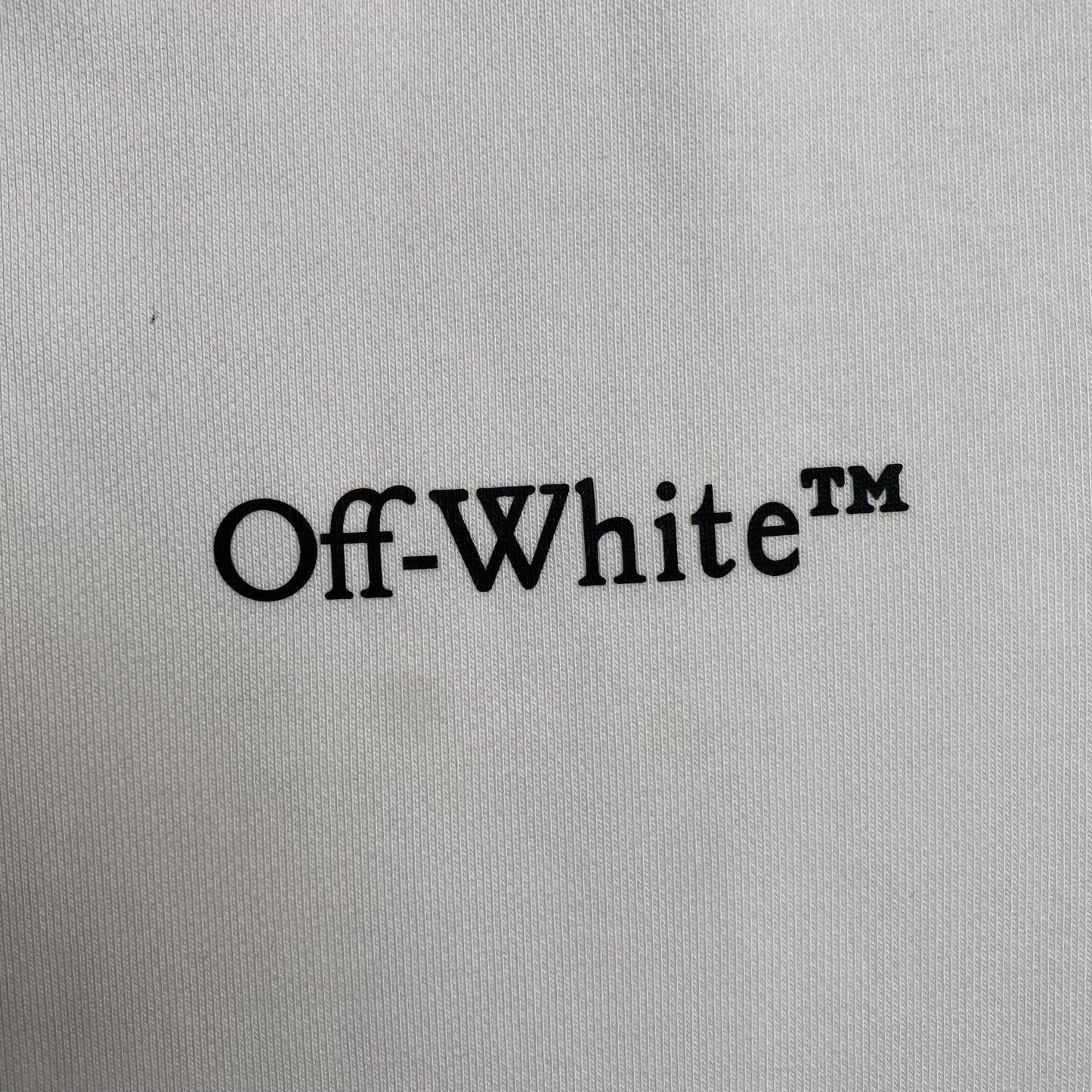 OFF WHITE SCRATCH ARROW CREWNECK WHITE-Drip Store Argentina