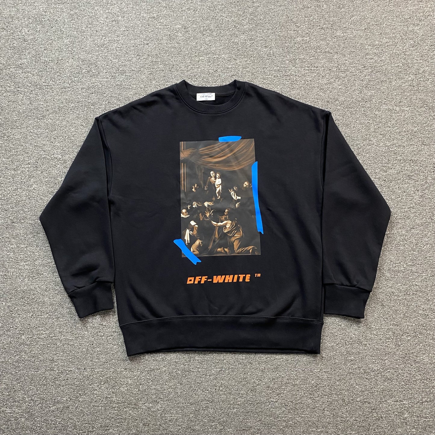 off-white-x-browns-caravaggio-crewneck-black-Drip Store Argentina