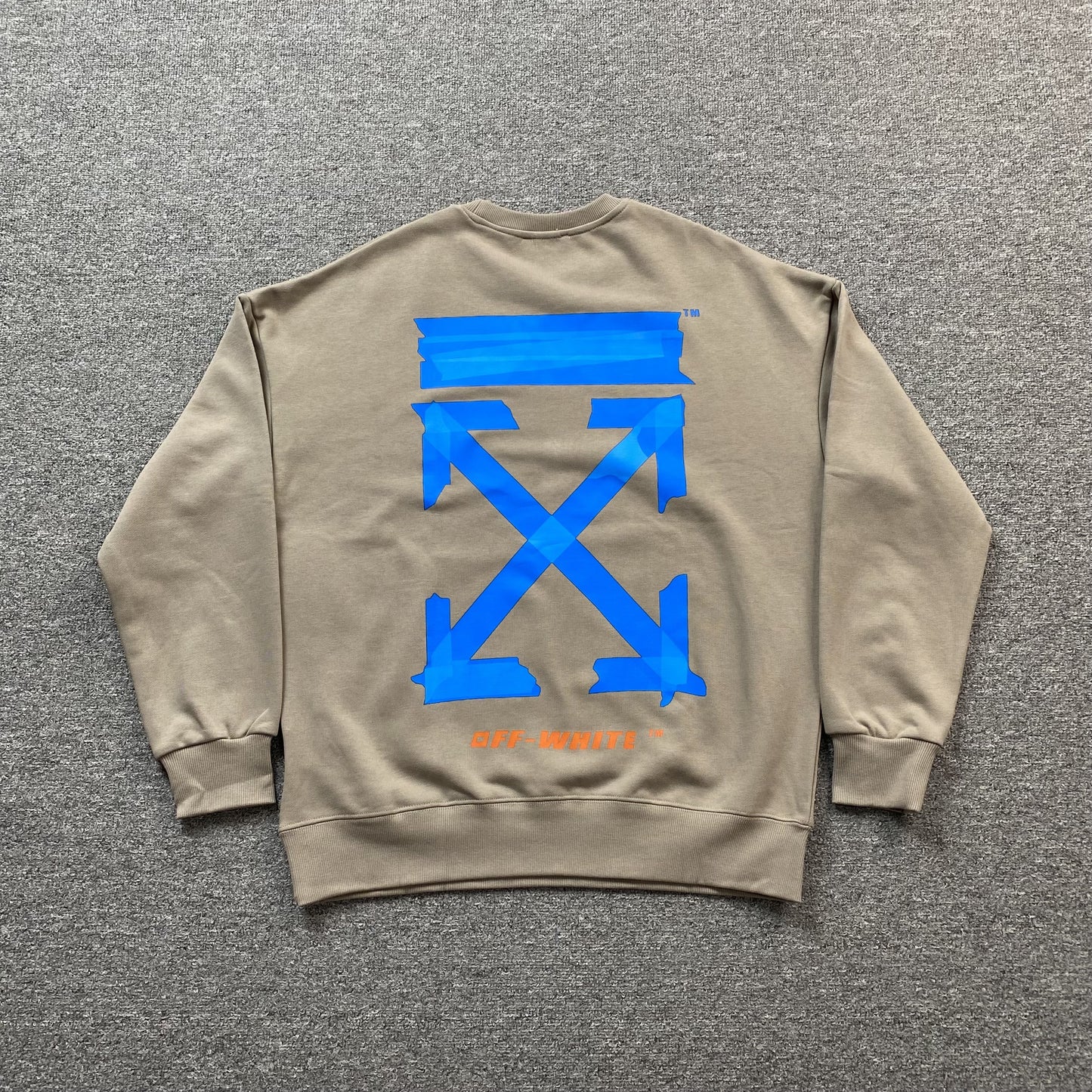 off-white-x-browns-caravaggio-crewneck-tan-2-Drip Store Argentina