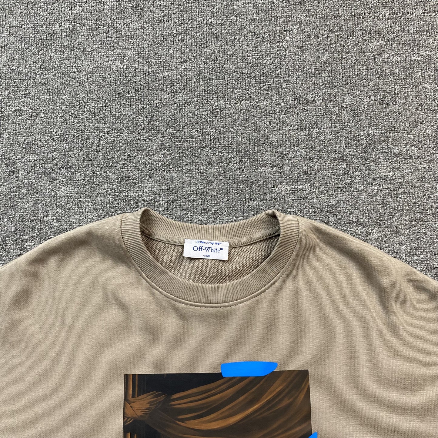off-white-x-browns-caravaggio-crewneck-tan-5-Drip Store Argentina