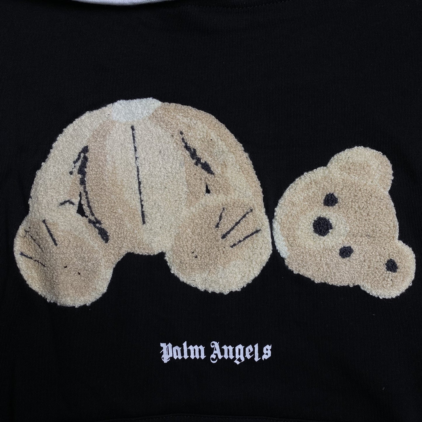 PALM ANGELS BEAR HOODIE BLACK-Drip Store Argentina