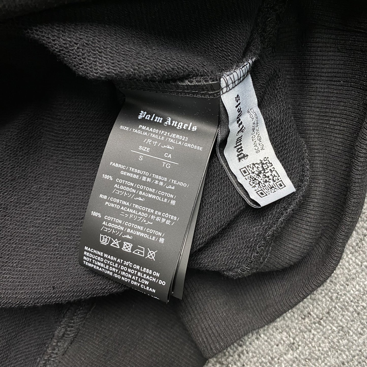 PALM ANGELS BEAR HOODIE BLACK-Drip Store Argentina