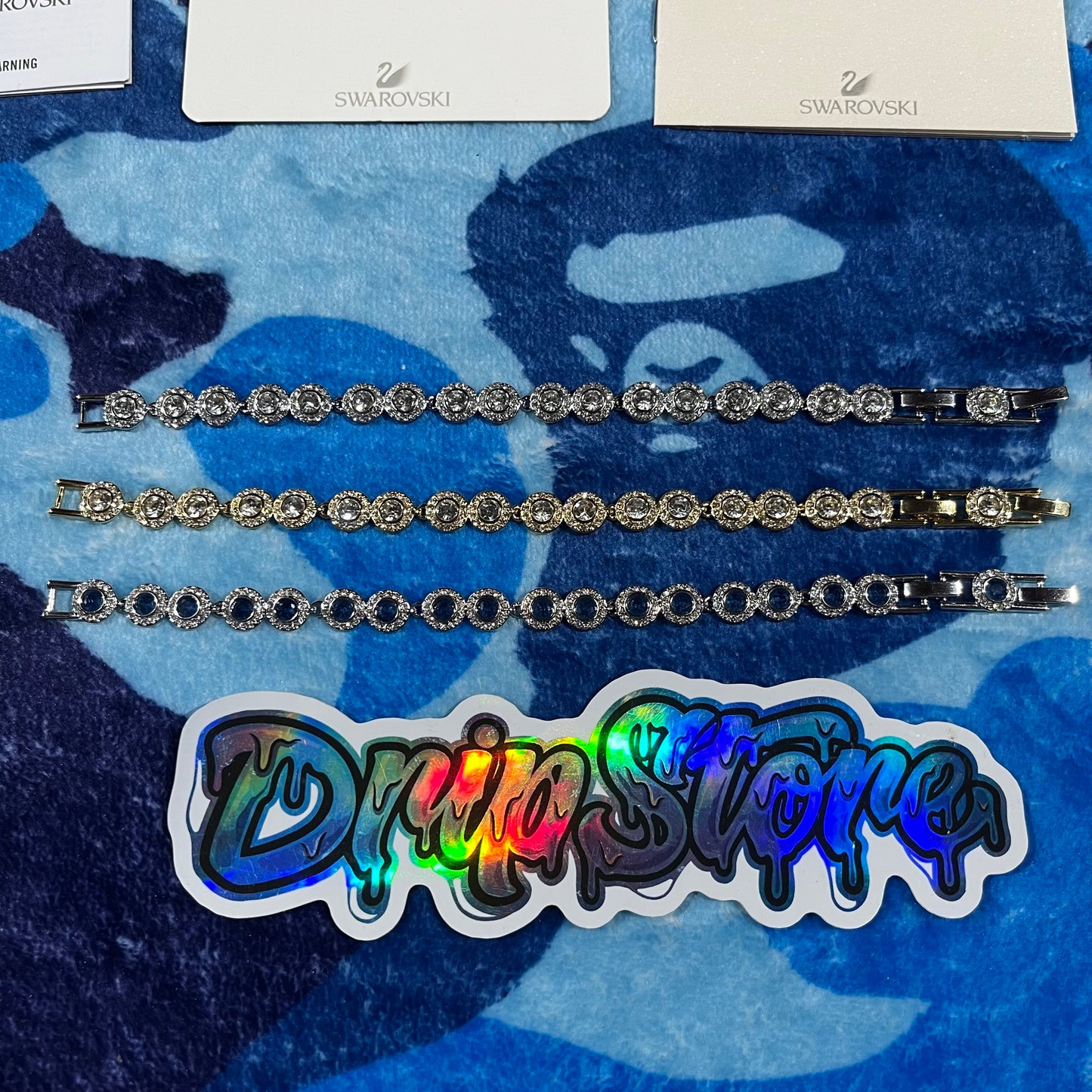 Pulsera Swarovski Angelic Dorada