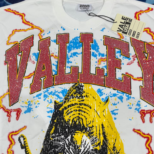 Vale Forever Eye Of The Tiger Bling Tee White