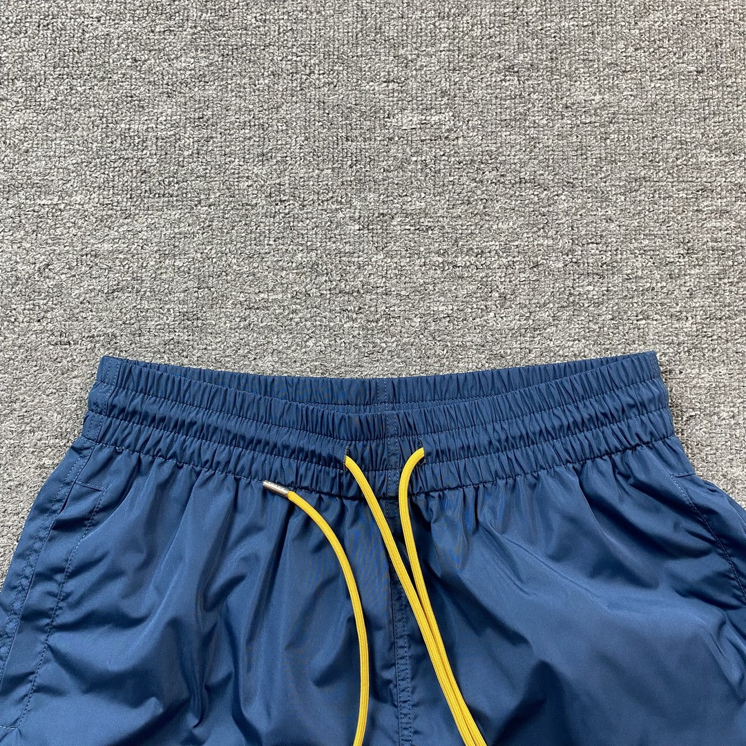 RHUDE RH LOGO SHORTS BLUE-Drip Store Argentina