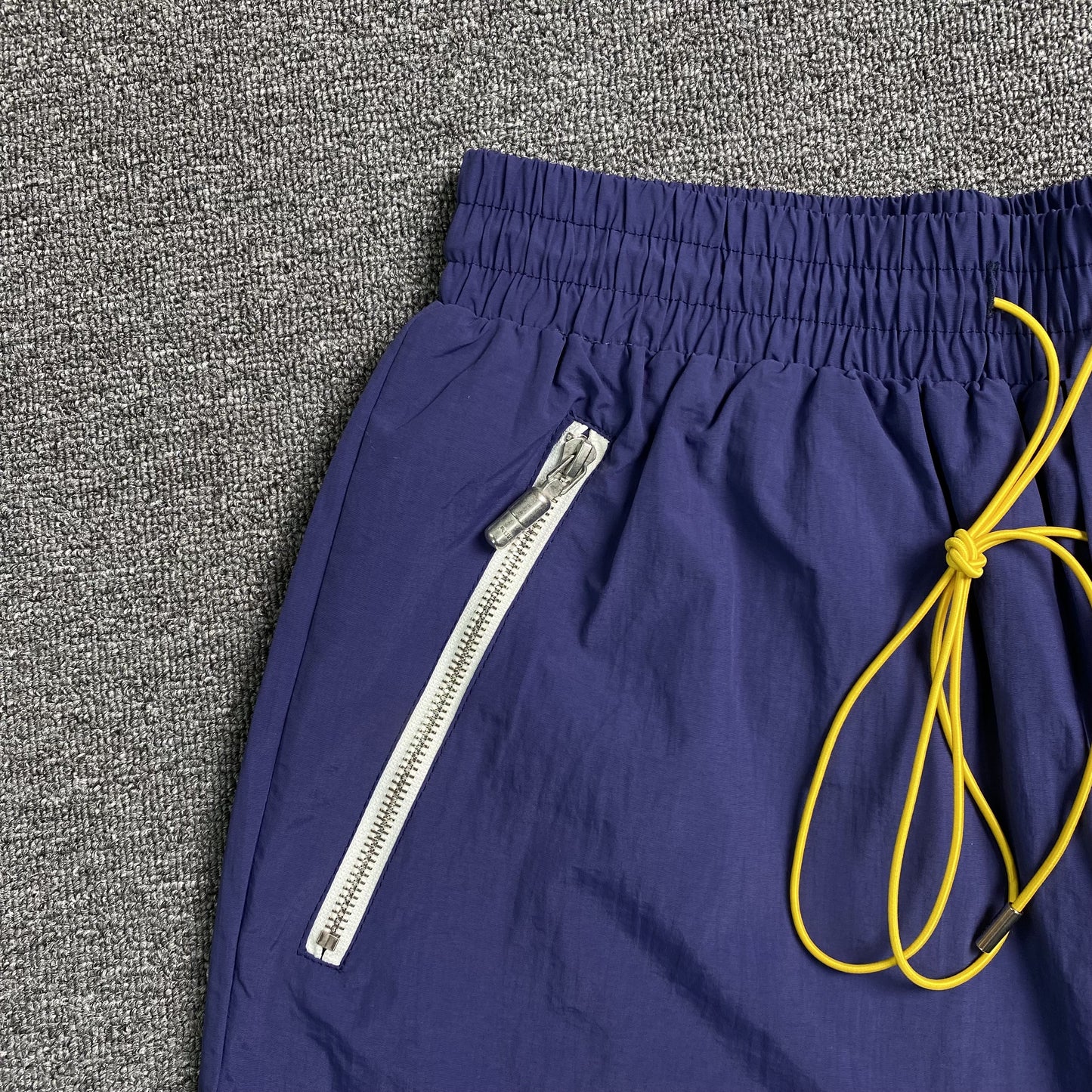 RHUDE RH LOGO SHORTS BLUE NAVY-Drip Store Argentina