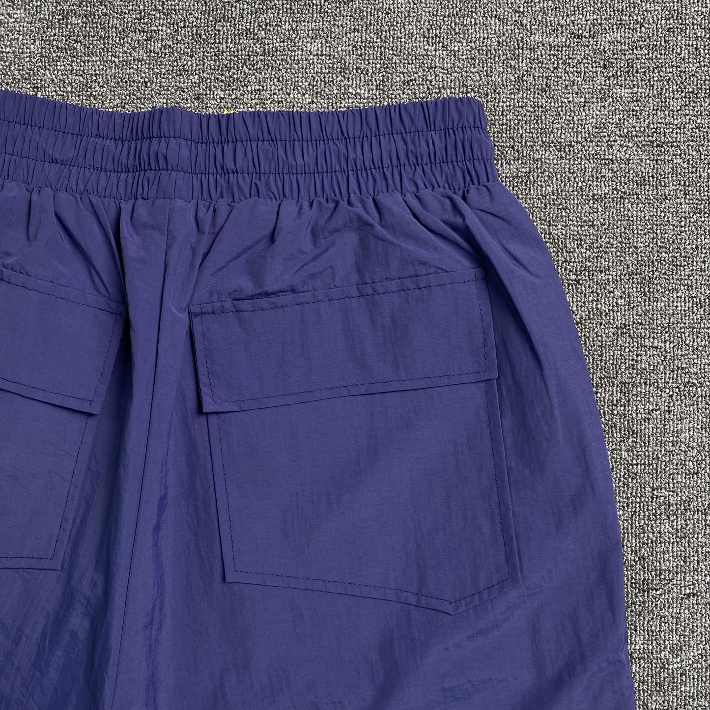 RHUDE RH LOGO SHORTS BLUE NAVY-Drip Store Argentina