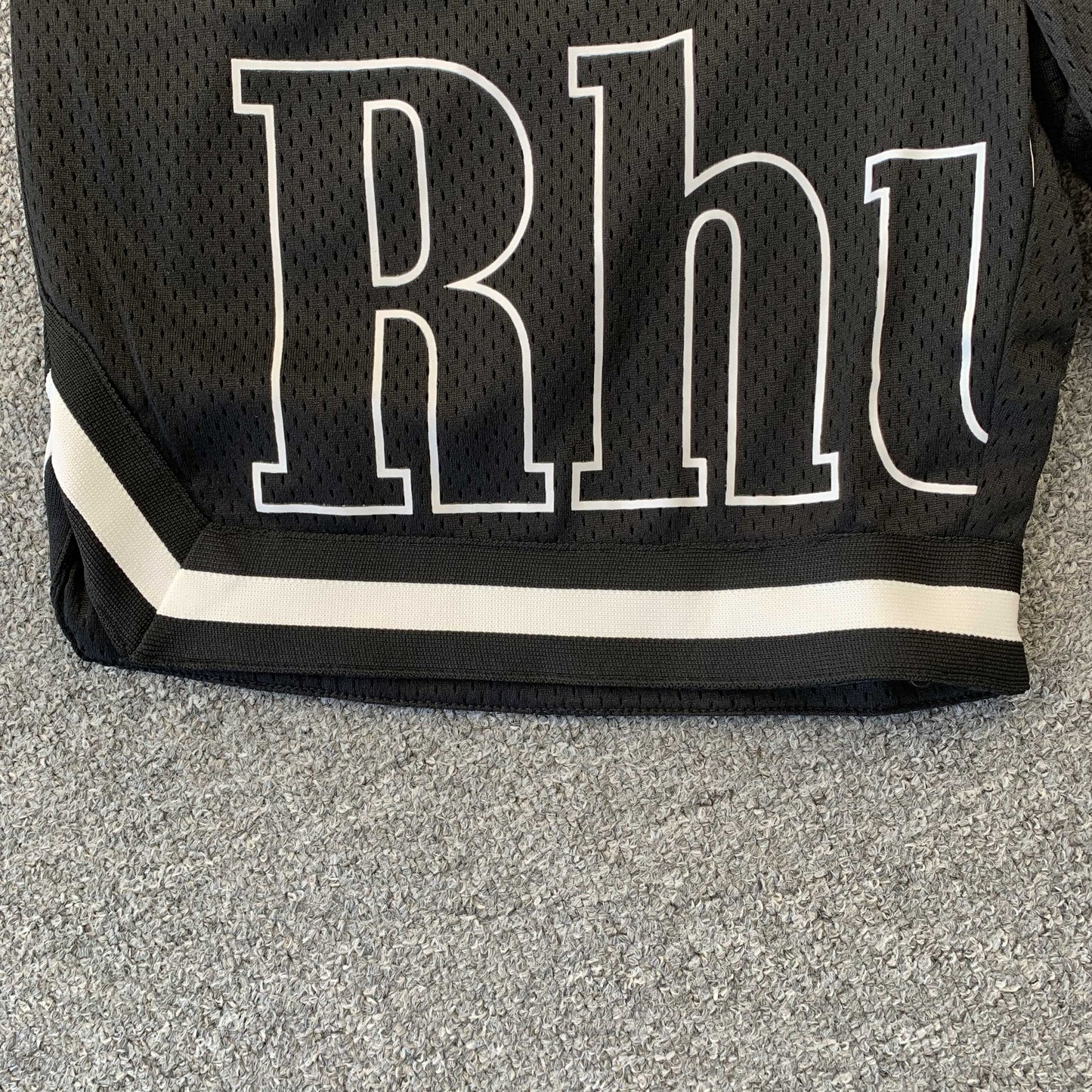 RHUDE SHORTS BLACK-Drip Store Argentina