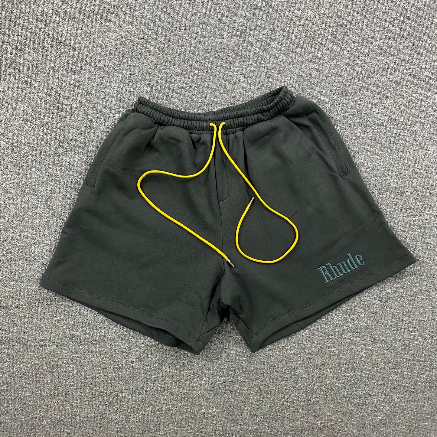 RHUDE SHORTS BLACK-Drip Store Argentina