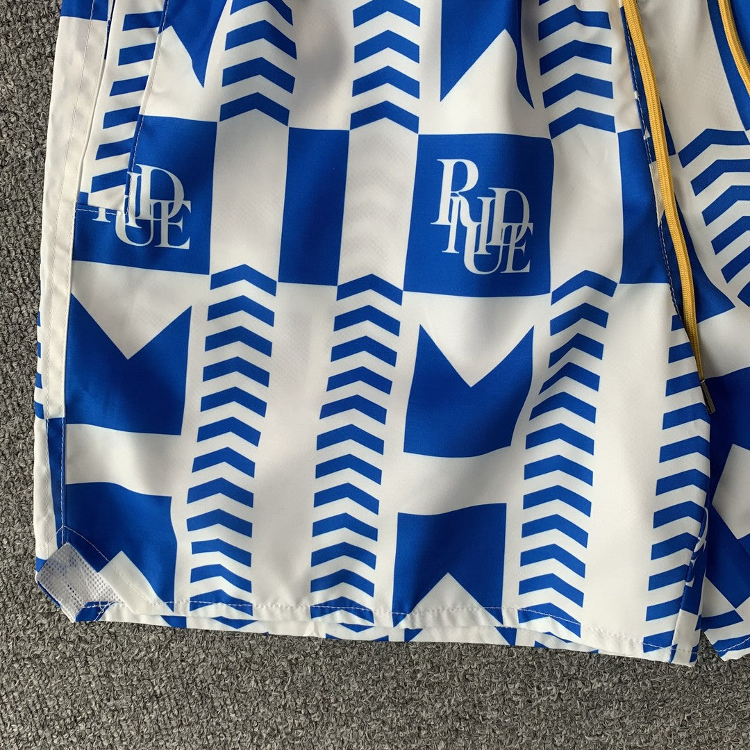 RHUDE SHORTS BLUE-Drip Store Argentina