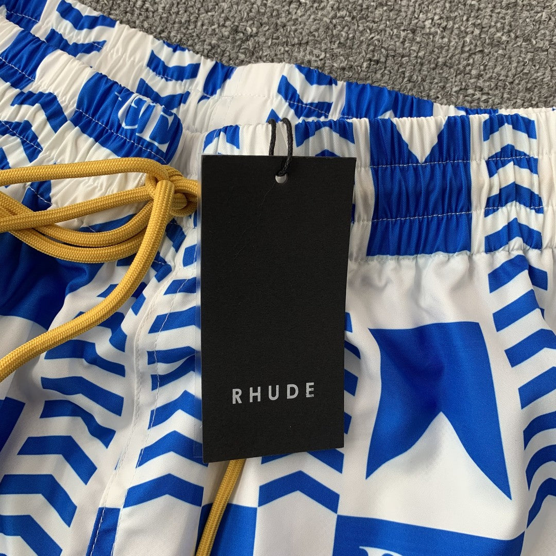 RHUDE SHORTS BLUE-Drip Store Argentina