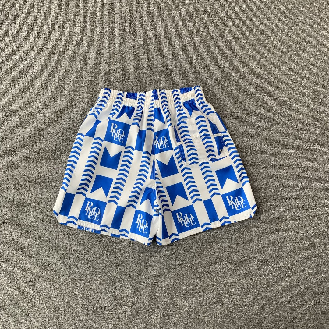 RHUDE SHORTS BLUE-Drip Store Argentina
