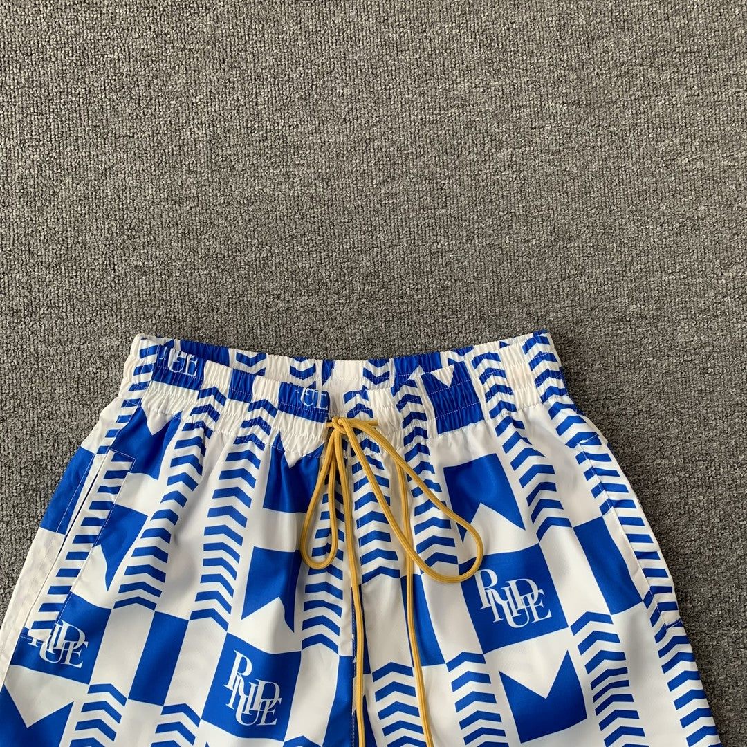 RHUDE SHORTS BLUE-Drip Store Argentina