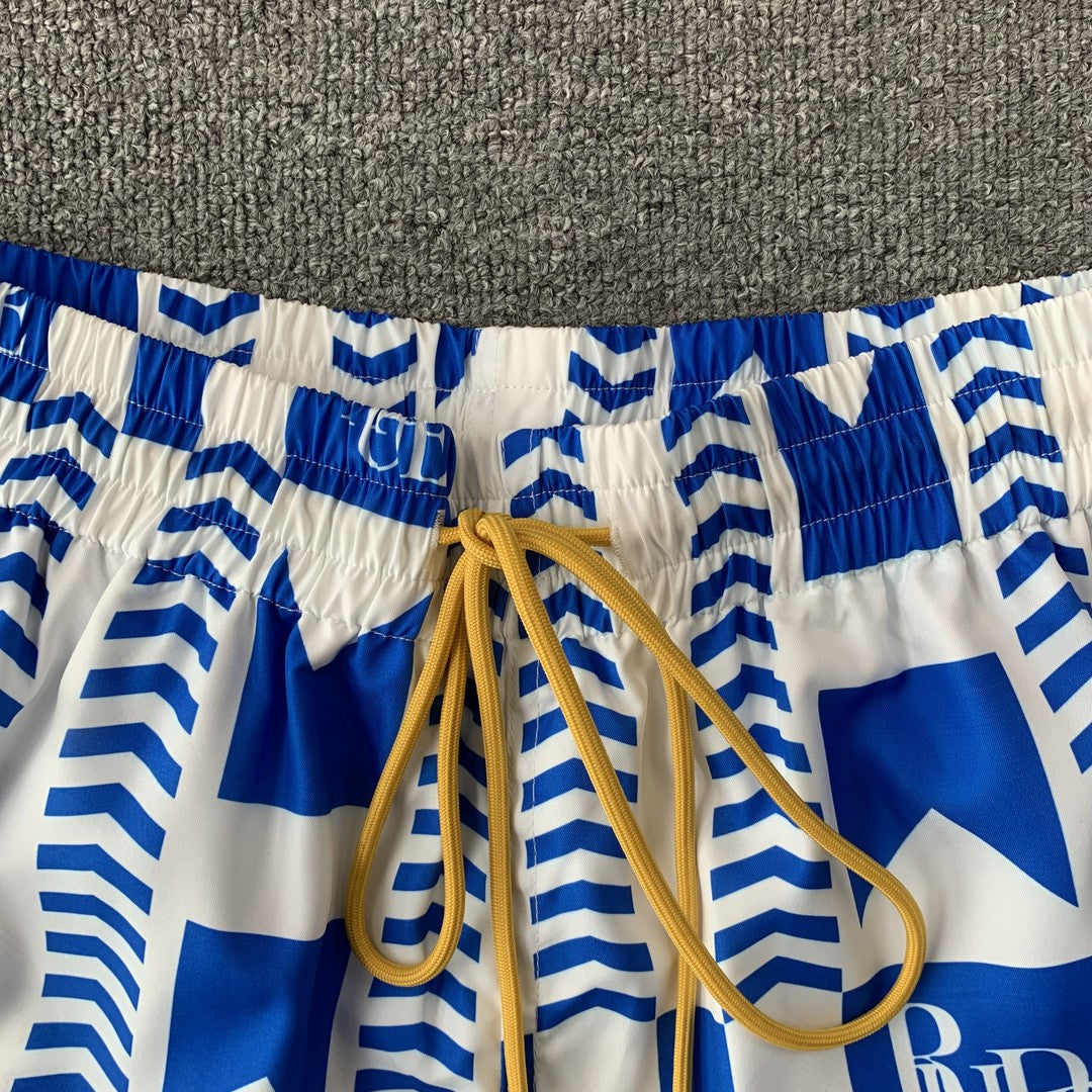 RHUDE SHORTS BLUE-Drip Store Argentina