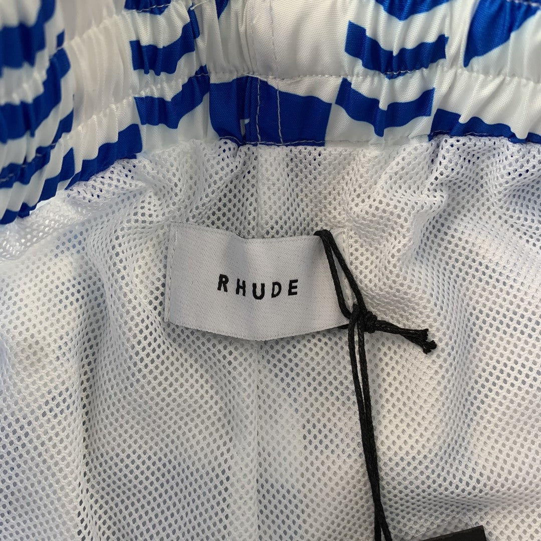RHUDE SHORTS BLUE-Drip Store Argentina