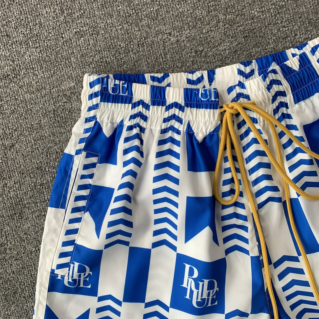 RHUDE SHORTS BLUE-Drip Store Argentina
