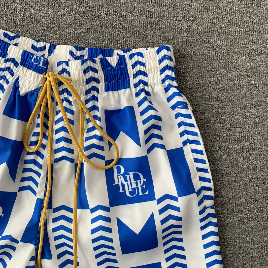 RHUDE SHORTS BLUE-Drip Store Argentina