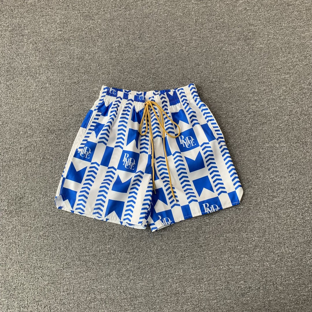 RHUDE SHORTS BLUE-Drip Store Argentina