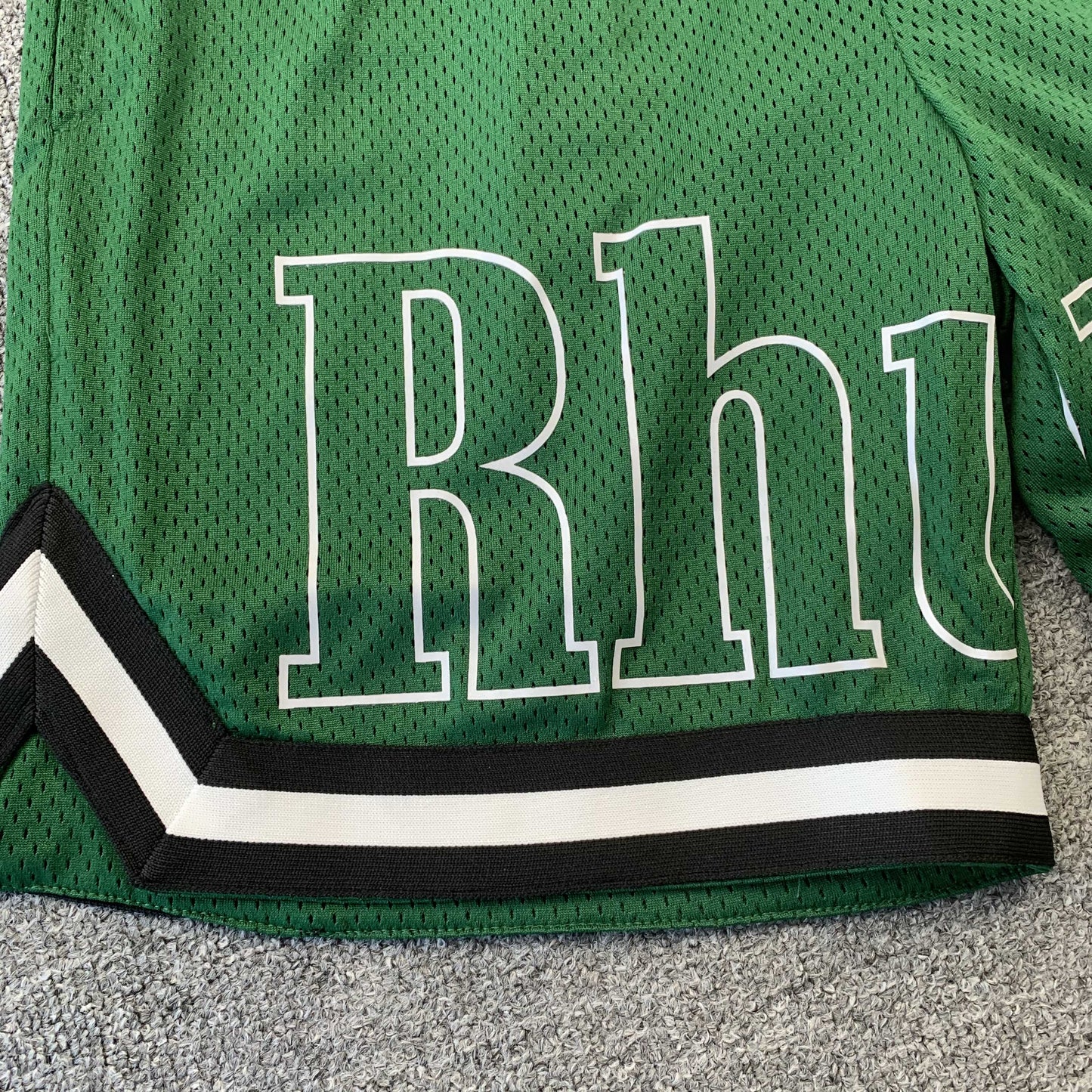 RHUDE SHORTS GREEN-Drip Store Argentina