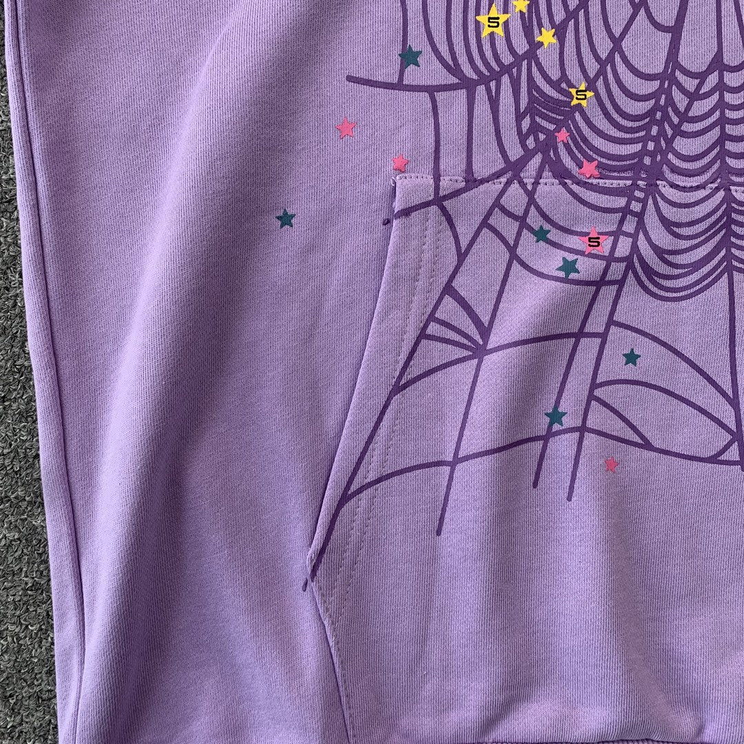 SP5DER ACAI HOODIE PURPLE-Drip Store Argentina