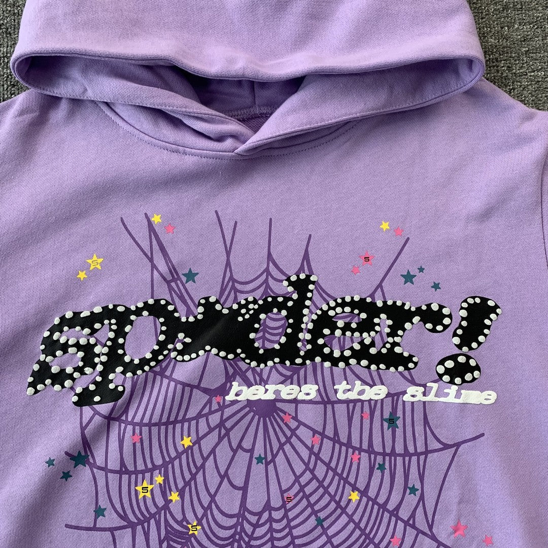 SP5DER ACAI HOODIE PURPLE-Drip Store Argentina