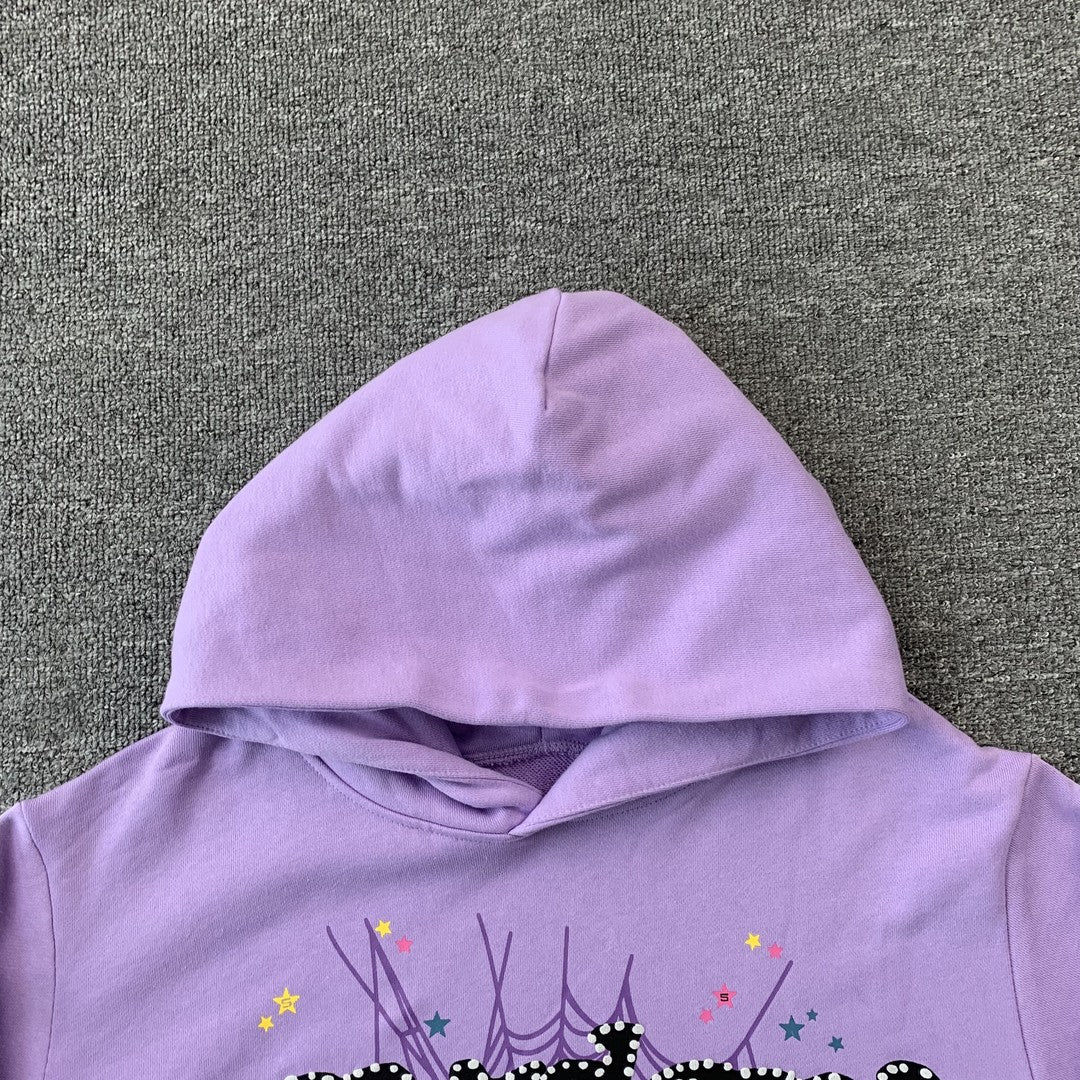 SP5DER ACAI HOODIE PURPLE-Drip Store Argentina
