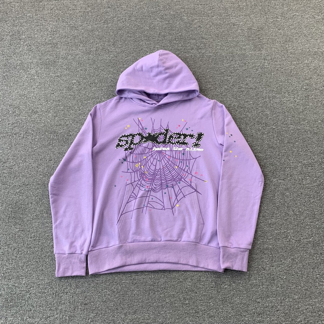 SP5DER ACAI HOODIE PURPLE-Drip Store Argentina