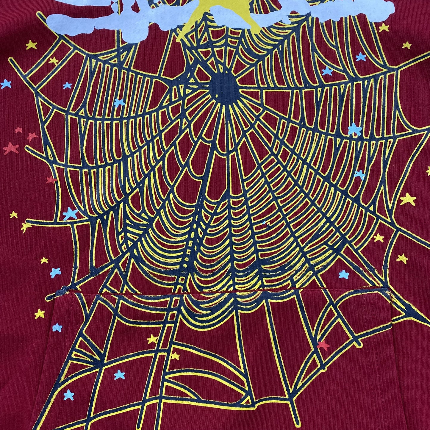 SP5DER LOGO HOODIE MAROON-Drip Store Argentina