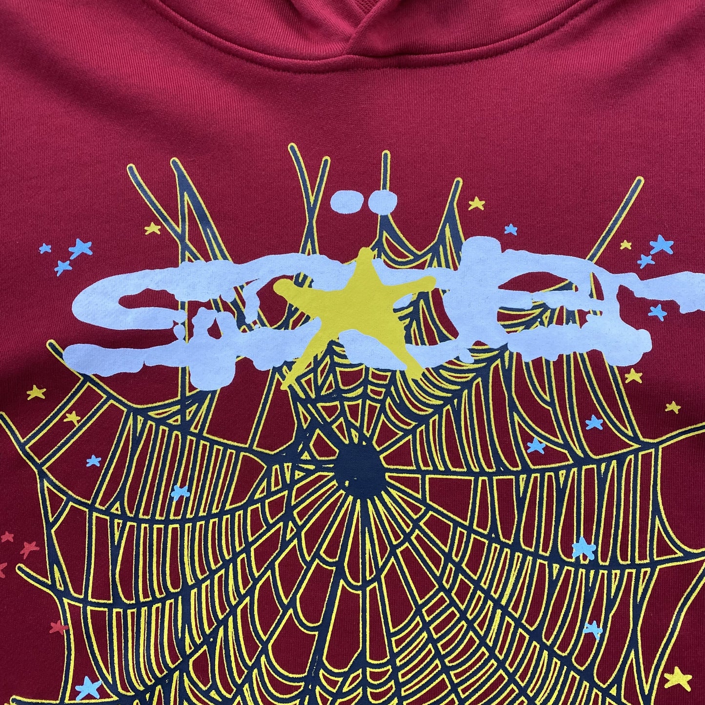 SP5DER LOGO HOODIE MAROON-Drip Store Argentina