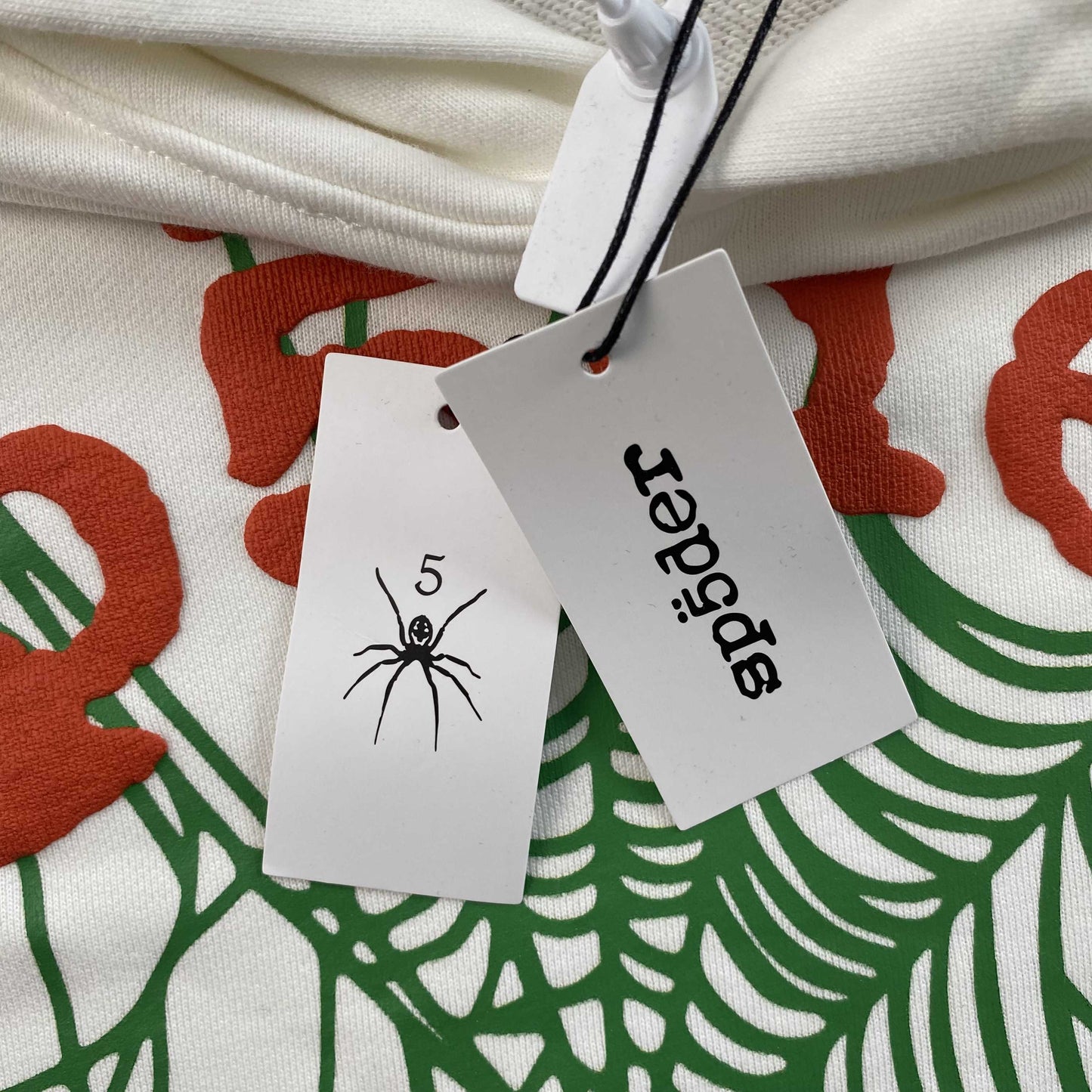 Sp5der OG Web V2 Gradient Hoodie White