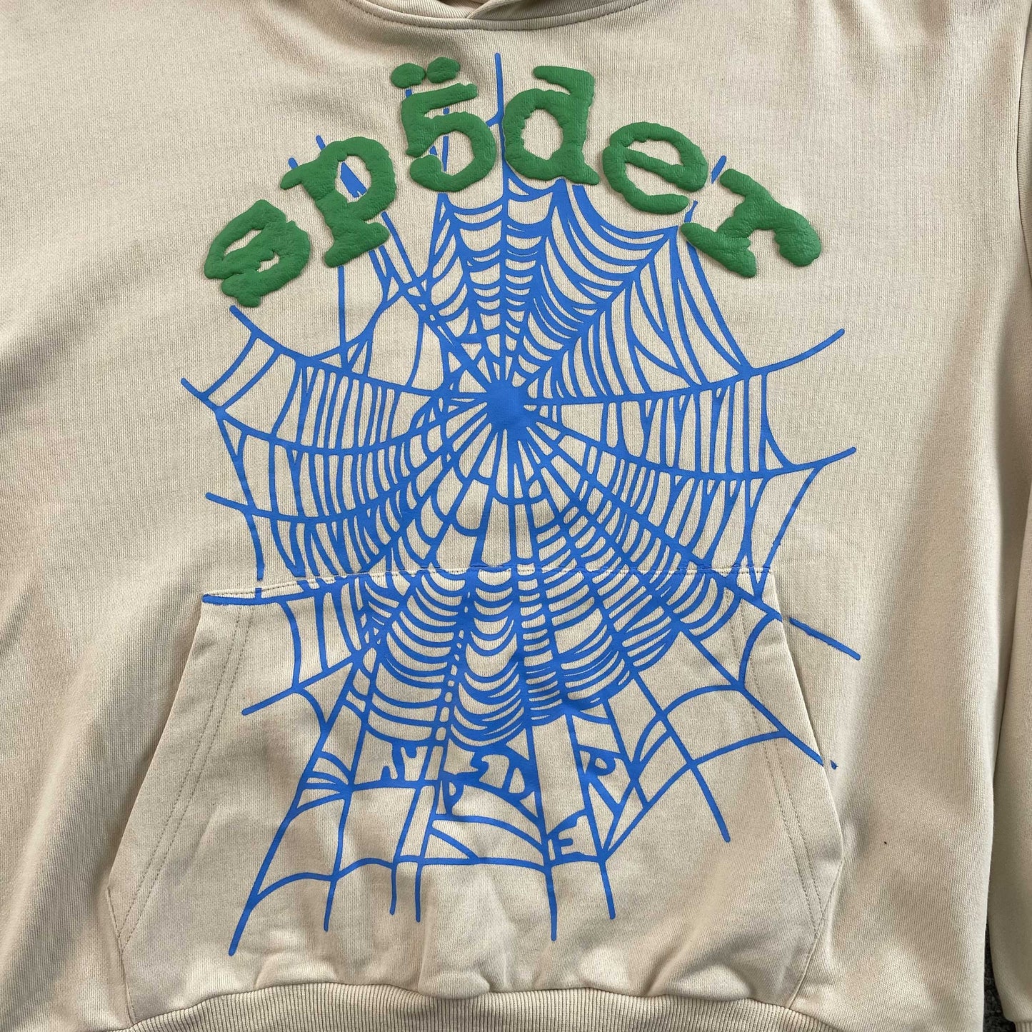 Sp5der OG Web V2 Hoodie Cream