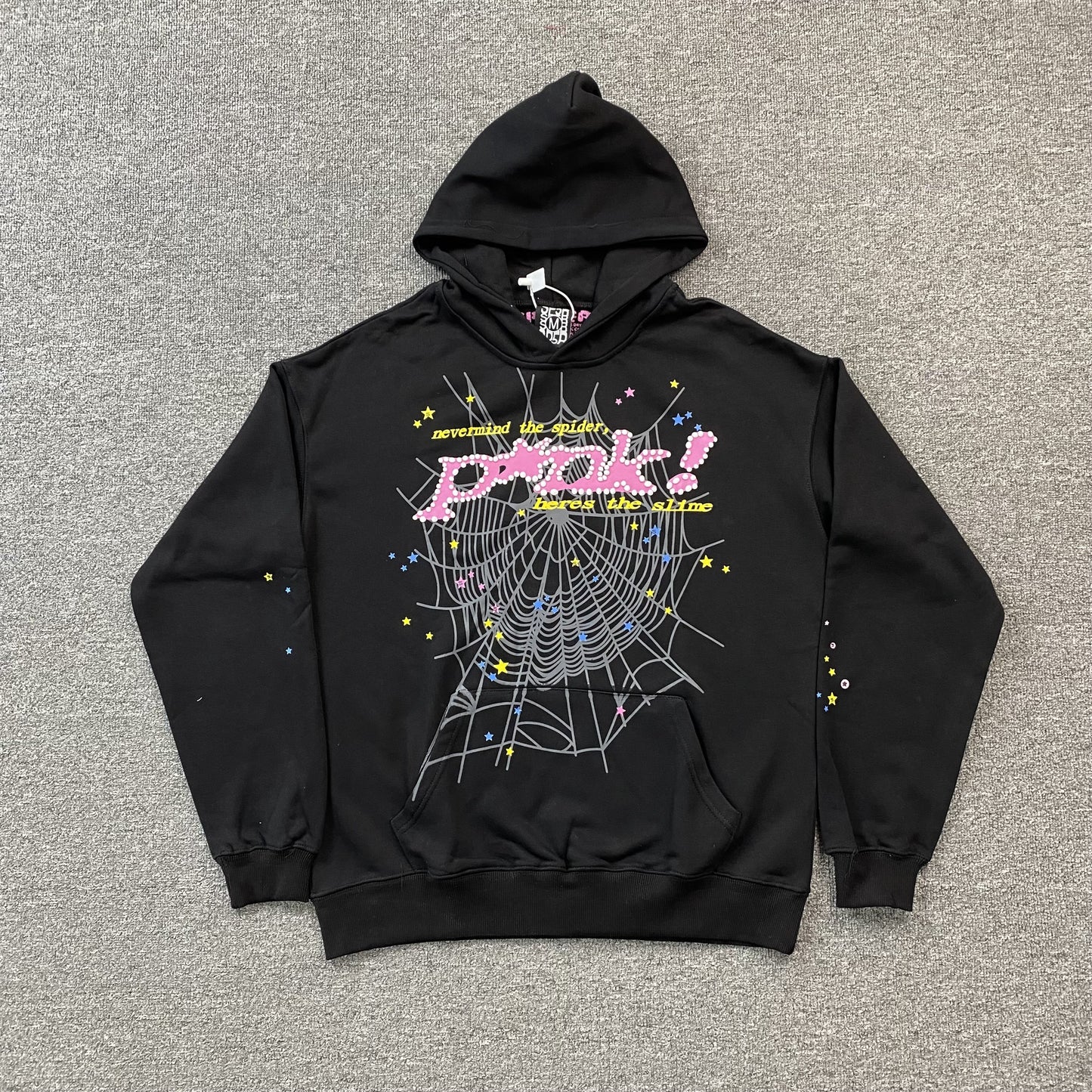 sp5der-pnk-hoodie-black-Drip Store Argentina