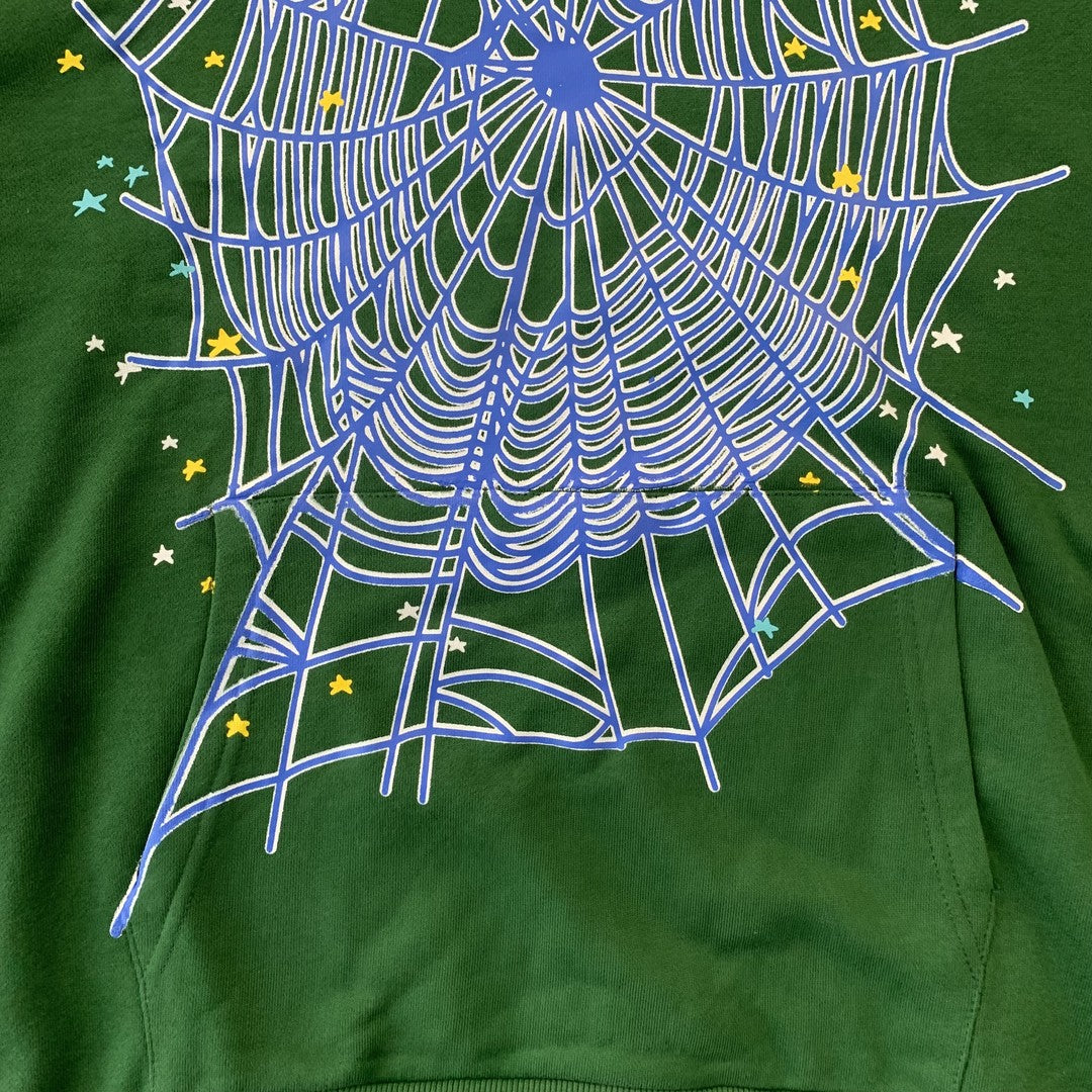 sp5der-web-hoodie-hunter-green-4-Drip Store Argentina