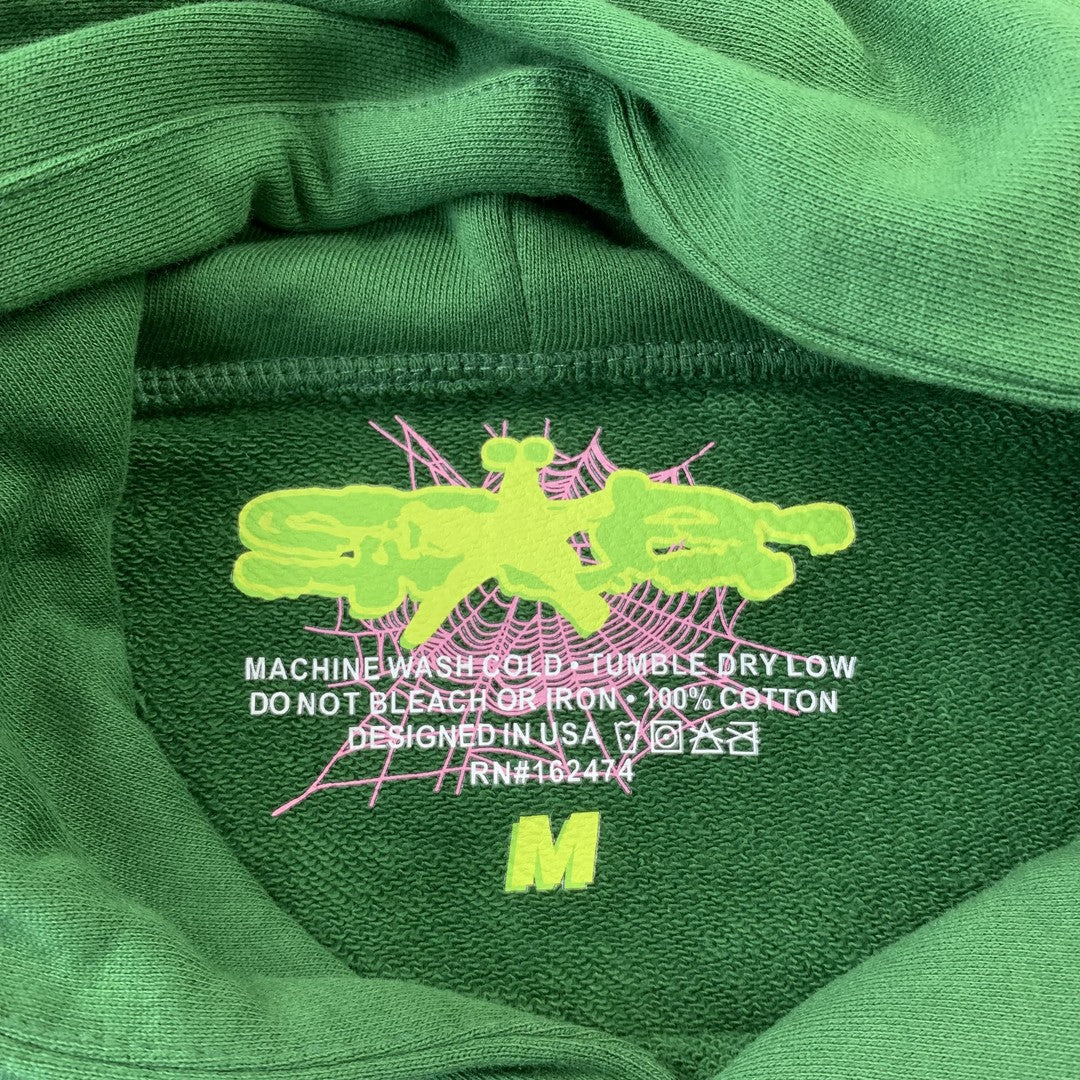 sp5der-web-hoodie-hunter-green-5-Drip Store Argentina