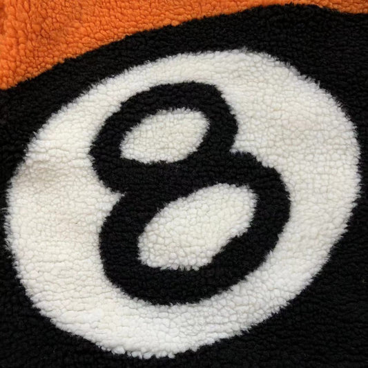 stussy-8-ball-sherpa-reversible-jacket-orange-2-Drip Store Argentina