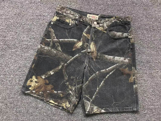 Stussy Big Ol' Denim Shorts Camo