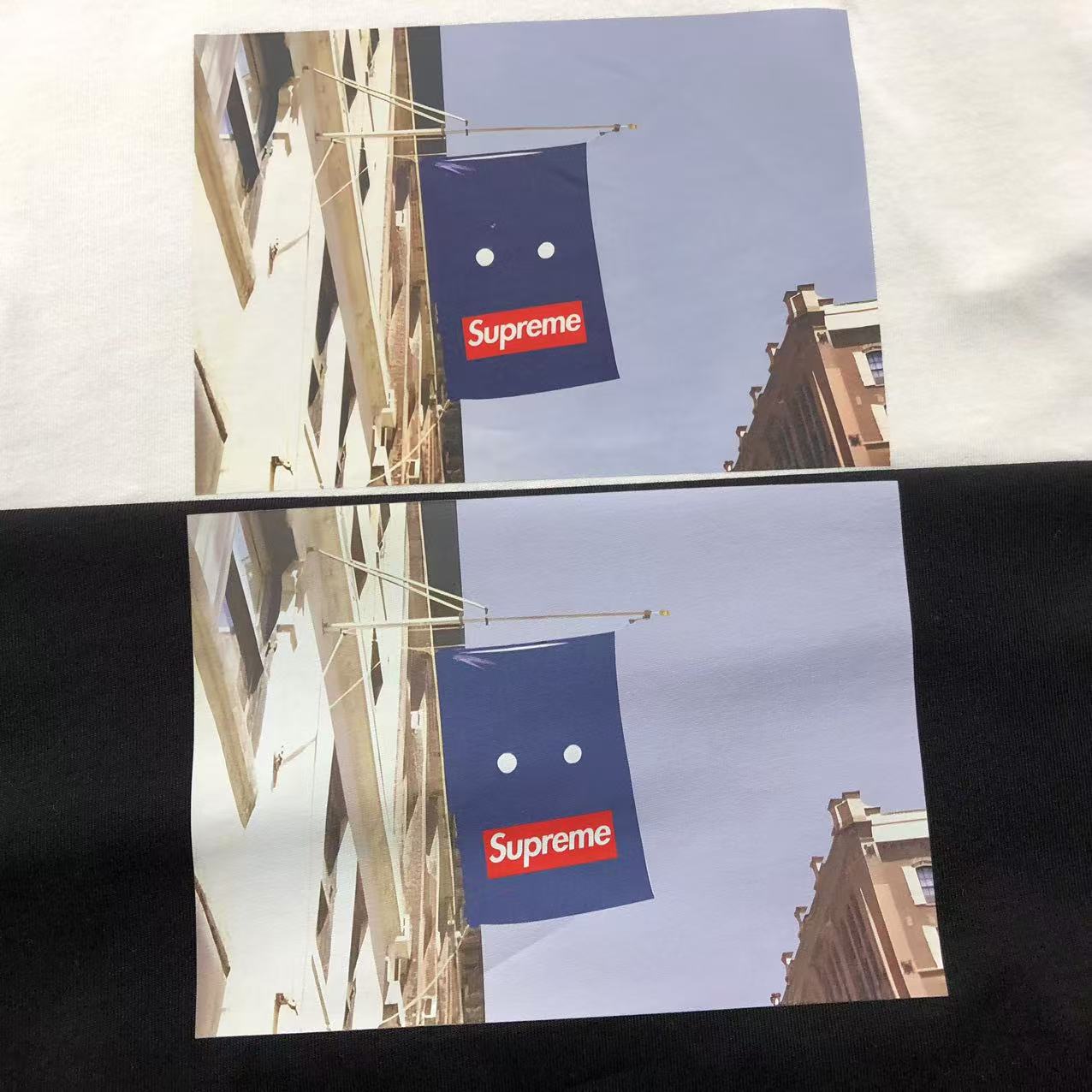 SUPREME BANNER TEE BLACK-Drip Store Argentina