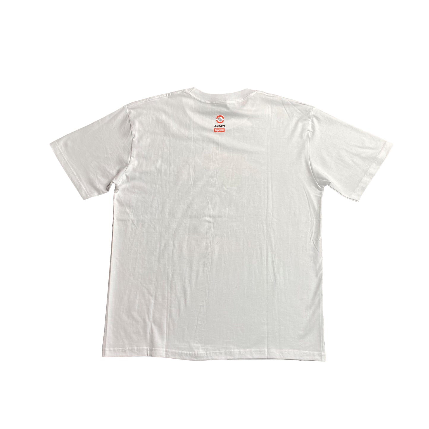 SUPREME DUCATI BIKE TEE WHITE-Drip Store Argentina