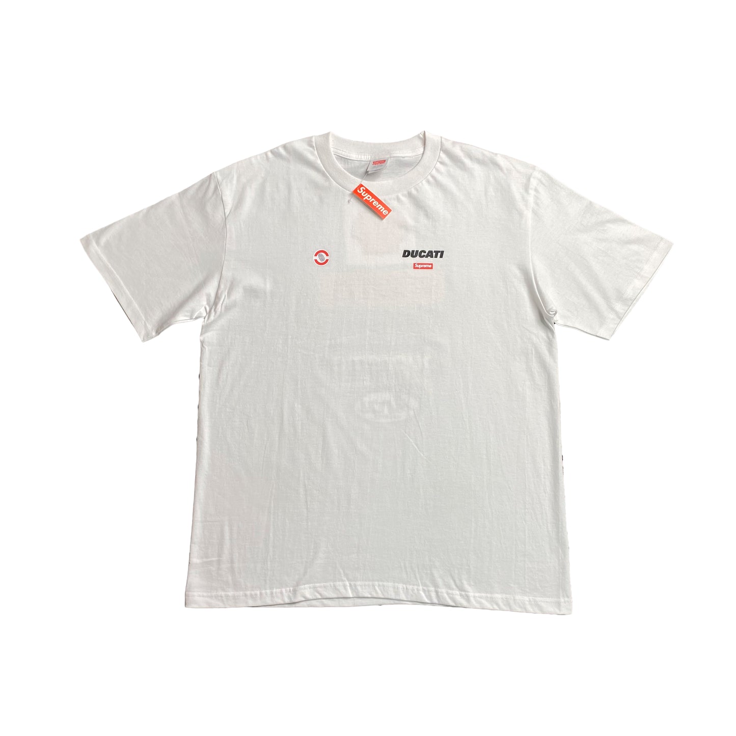 SUPREME DUCATI LOGO TEE WHITE-Drip Store Argentina