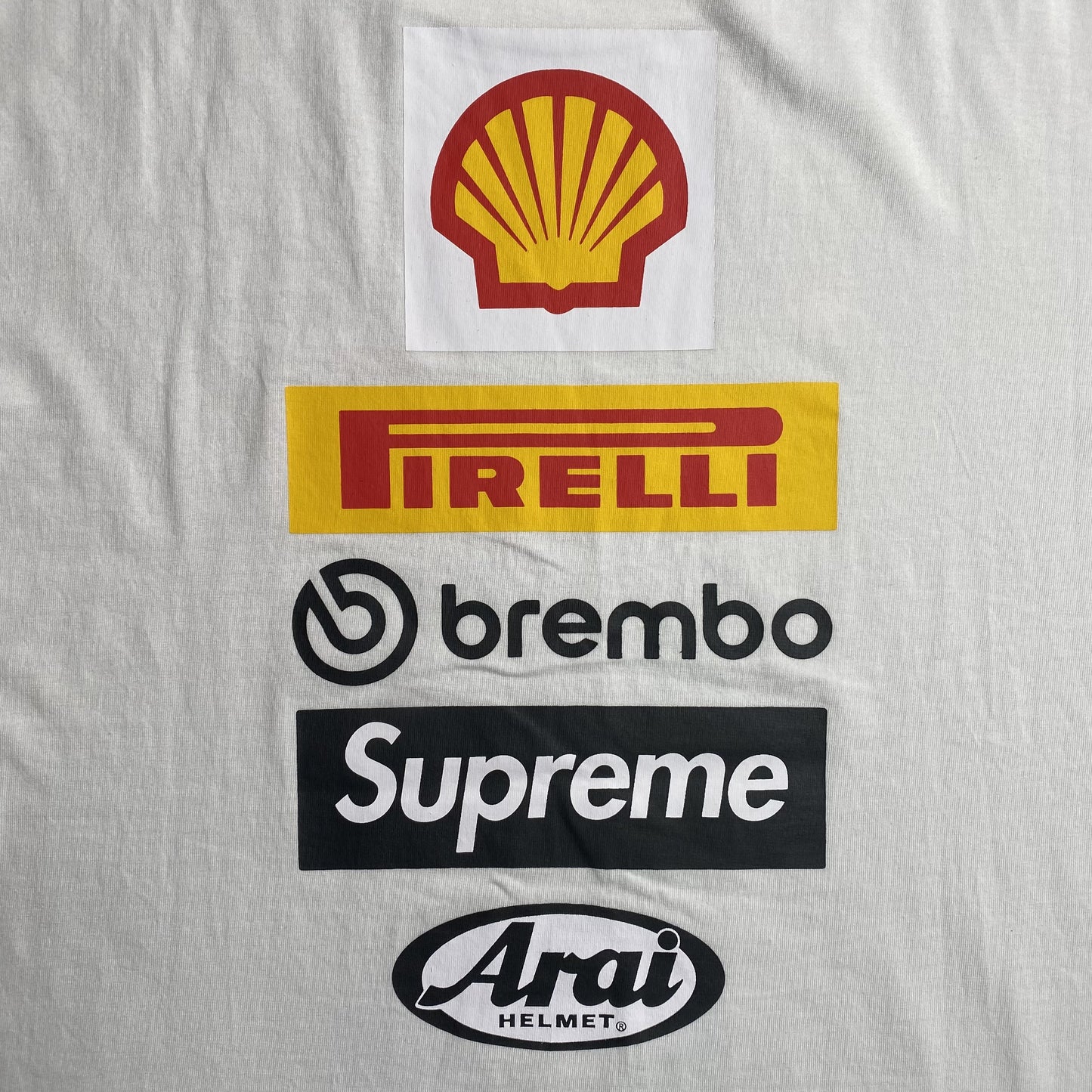 SUPREME DUCATI LOGO TEE WHITE-Drip Store Argentina